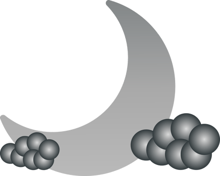 cloud with moon png