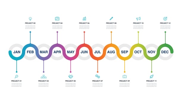 infographic illustration design template with icons and options or steps vector