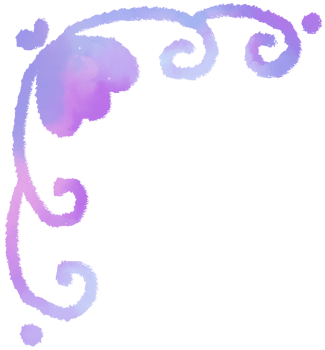 Pink purple watercolor border png