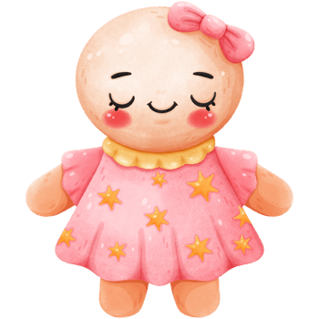 lady doll pink png