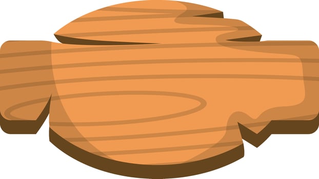 Wooden Signboard Illustration vector