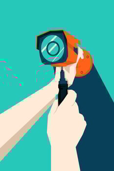 Smart Homes CCTV Illustration vector