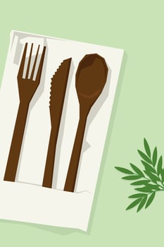Sustainable Living Food Grade Illustration vector