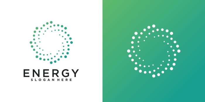 Modern energy logo icon designs. vector