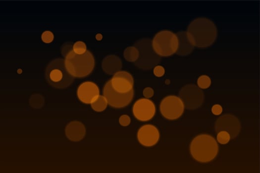 Orange lights on a black background vector