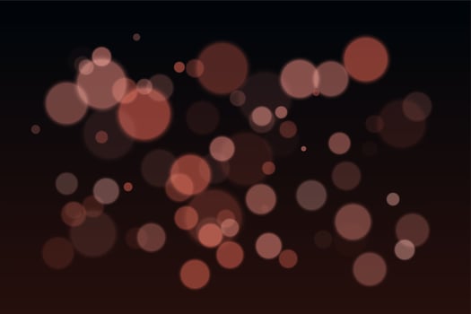 Red and pink circles on a black background vector