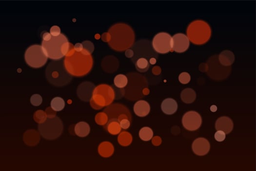 Red and orange lights on a black background vector
