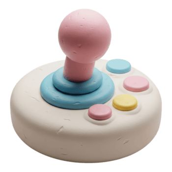 game joystick controller isolated on transparent background png
