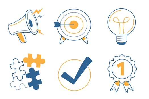 Business and Startup Icons Set vector