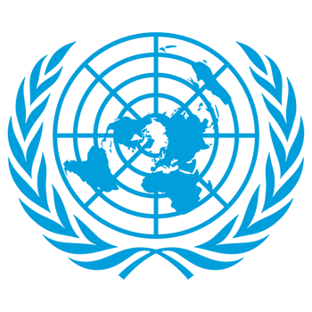UN Logo Icon EN United Nations Emblem in English Official Global Logo Design png