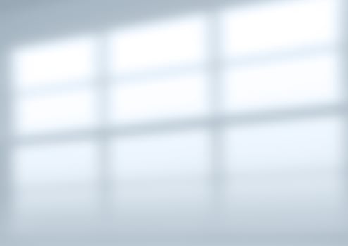 Blurred light interior background vector