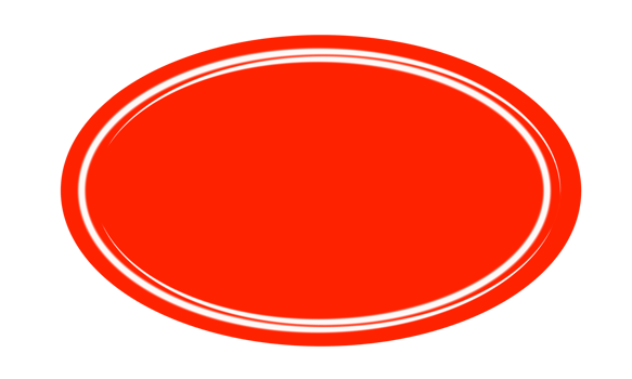 Red oval enclips elemen design ilustration shape png