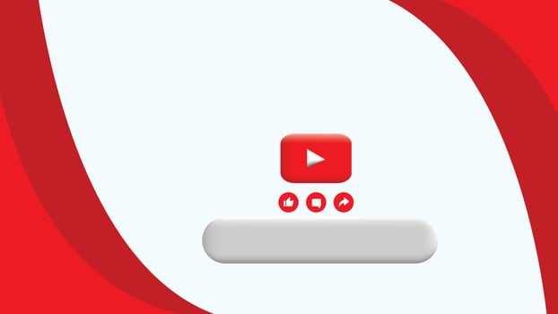 Professional YouTube Banner vector
