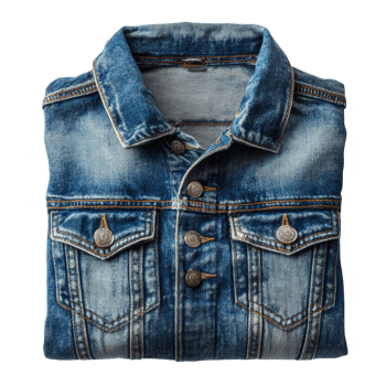Distressed Denim Jacket Fashion Photography for Apparel Websites png