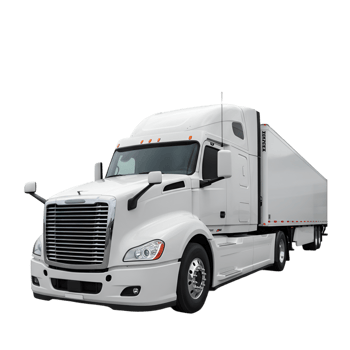 White delivery truck cargo space for transportation png