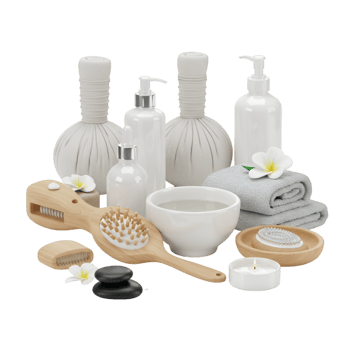Laboratory equipment including beakers flasks and scientific glass png