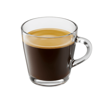 Hot coffee cup steam rising from black liquid png