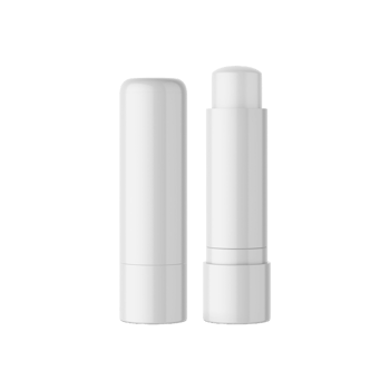 Lip balm stick mockup isolated on transparent background for cosmetic product png