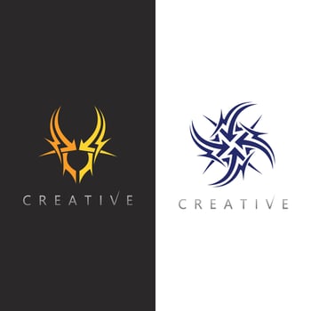 Tribal Tattoo Inspired Icon for Strong Cultural Identity and Symbolism vector