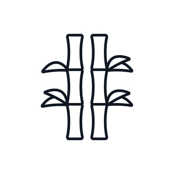 bamboo editable icons collection vector