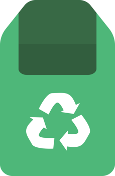 Green Bin for Wasted Recycle png