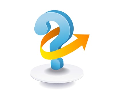 Question mark symbol illustration vector