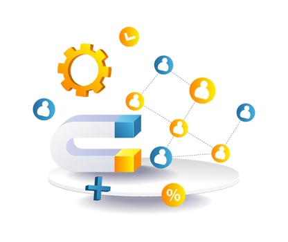 Magnet strategy gathers many clients vector