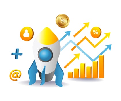 Business startup development vector