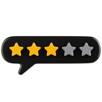Ratings Chat 3 3D Ilustration png