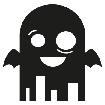 Black Halloween ghost png