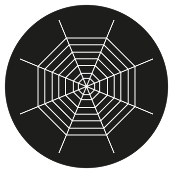 black spider web Halloween decorative png