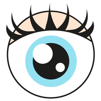 blue eye cartoon png