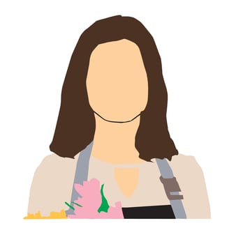 occupation profile flowerler.eps vector