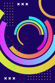 Abstract geometric wallpaper vector