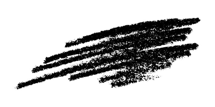Brush paint stroke texture swatch Hand painted background Ink scribble dab clipart Paint smudge for tags and stamps design Black swatch vector
