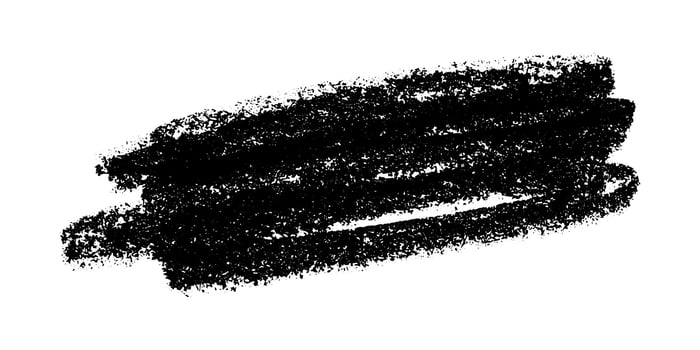 Brush paint stroke texture swatch Hand painted background Ink scribble dab clipart Paint smudge for tags and stamps design artistic vector