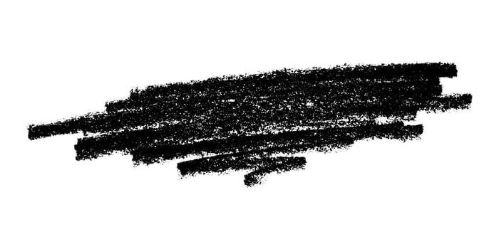 isolated Brush paint stroke texture swatch Hand painted background Ink scribble dab clipart Paint smudge for tags and stamps design vector