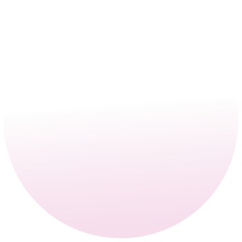A white circle with a pink gradient png