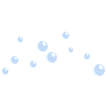 A group of bubbles floating in the air png