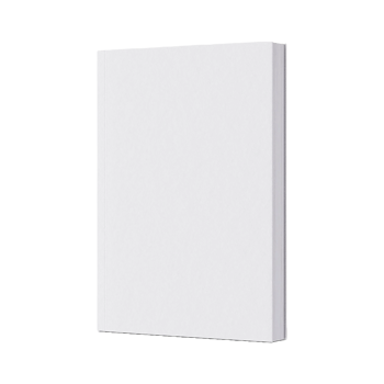 Stack of white paper isolated on transparent background for office or school use png