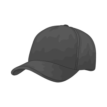 illustration of black cap vector