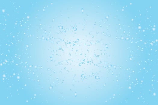 Abstract blue water bubbles and particles. Abstract Blue Textured Artwork with Gradient Effect. vector
