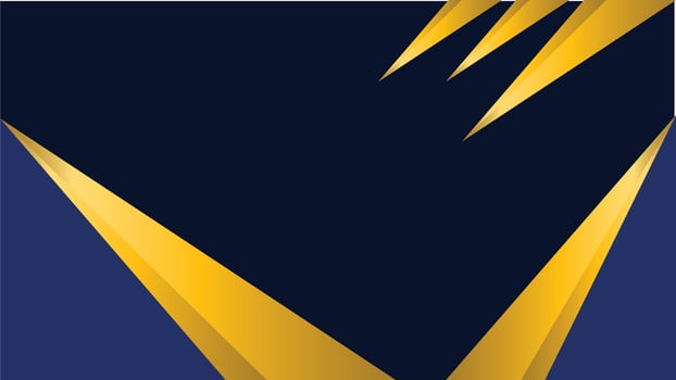 Blue and gold with a lightning bolt vector