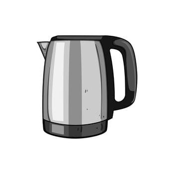 fast kettle electric cartoon vector