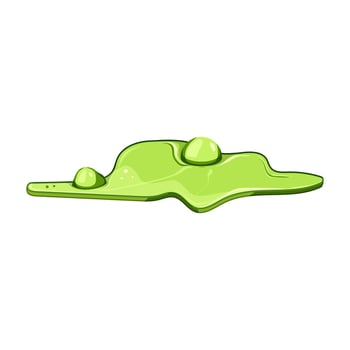 performance toxic puddle cartoon illustration vector