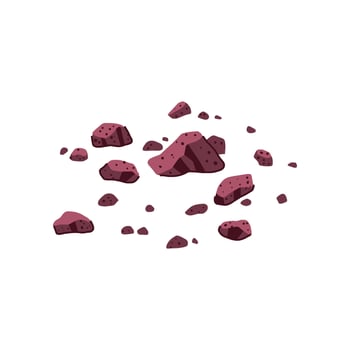 butter cookie crumb cartoon illustration vector