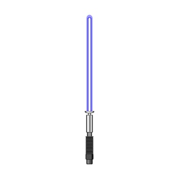 force light saber cartoon illustration vector