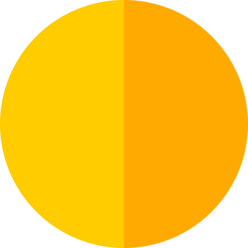 Yellow circle sun png