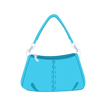 clutch handbag woman leather cartoon illustration vector