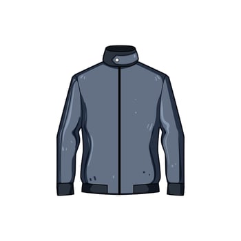 classic leather jacket male cartoon vector